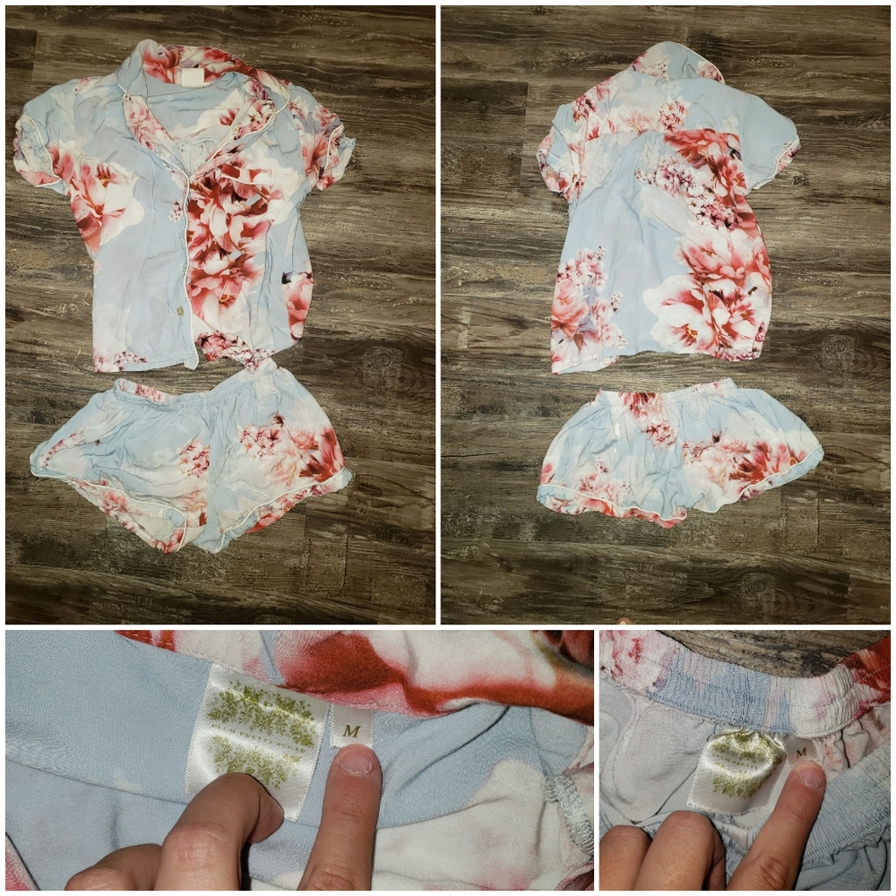 Floral pajamas